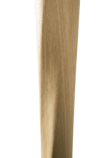 Pyöreä ruokapöytä Torsion 70 cm, tammi, matala 69 cm