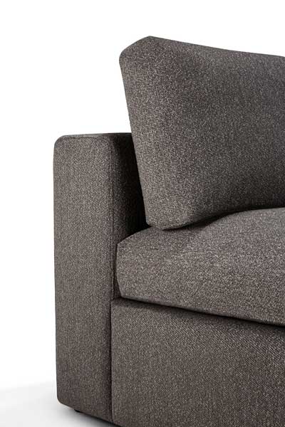 Moduulisohva Mellow, 1:n istuttava, Granite Eco