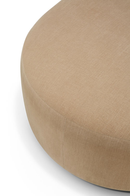 Moduulisohva Bulky, puolipyöreä rahi, Light Sepia