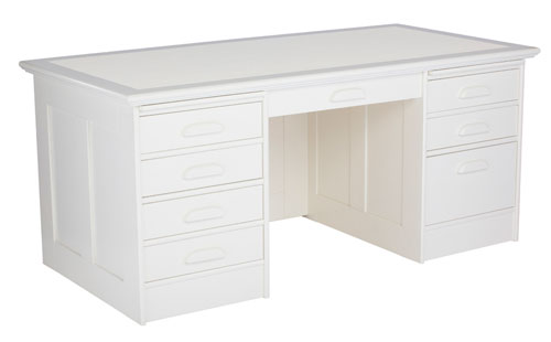 Johtajan Kirjoituspöytä 180 x 90 cm, lumivalkoinen