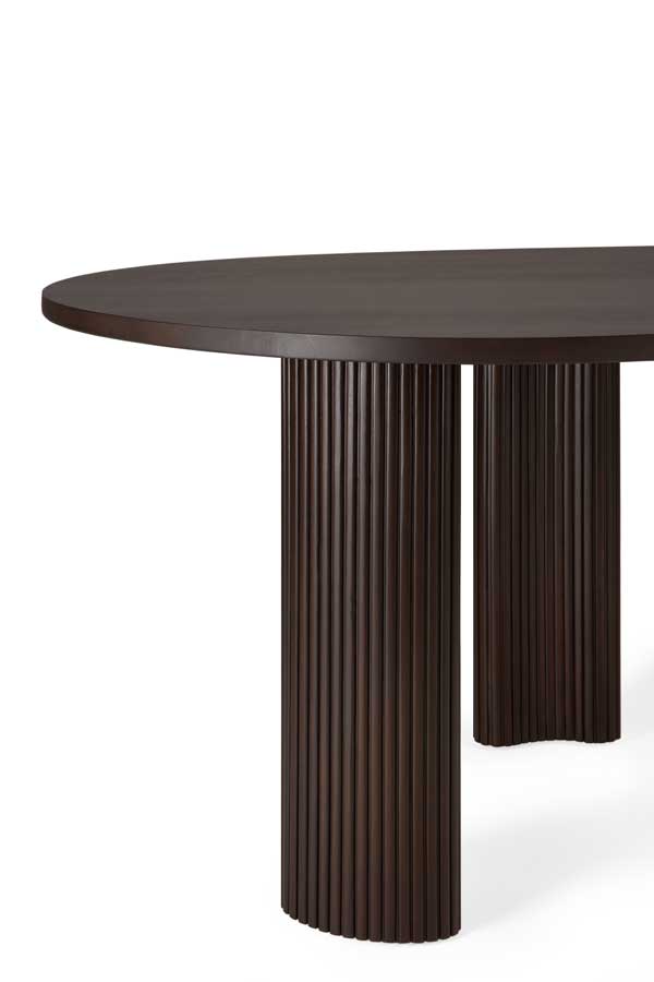 Työpöytä Boomerang 200 x 100 cm, mahonki