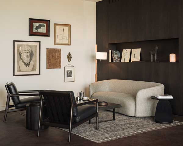 Sohva Ellipse 3:n istuttava, väri Ash