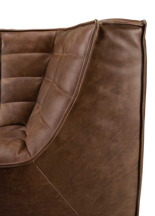 Kulmaosa N701, nahka Chestnut