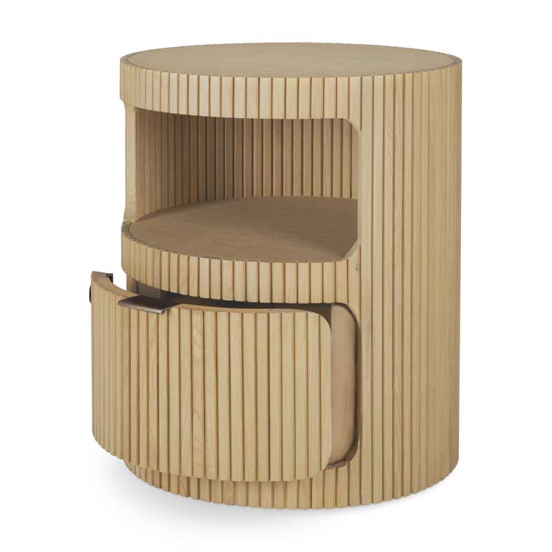 Pyöreä laatikosto Boomerang 45 cm, tammi