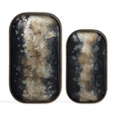 Tarjotin Black Organic Glass, rectangular XL