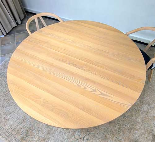 Pyöreä ruokapöytä Sydney 140 cm, saarni C16