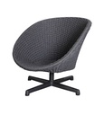 Pyörivä nojatuoli Peacock, Dark Grey