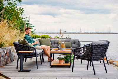 Lepotuoli Ocean, Dark Grey