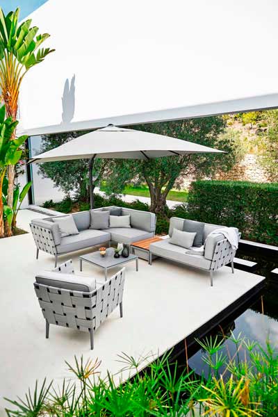 Sohvamoduuli Conic 2:n istuttava oikea, Light Grey