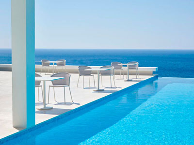 Ruokapöydän tuoli Lean, White Grey