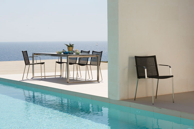 Käsinojatuoli Straw, Anthracite