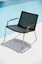 Loungetuoli Straw, Anthracite