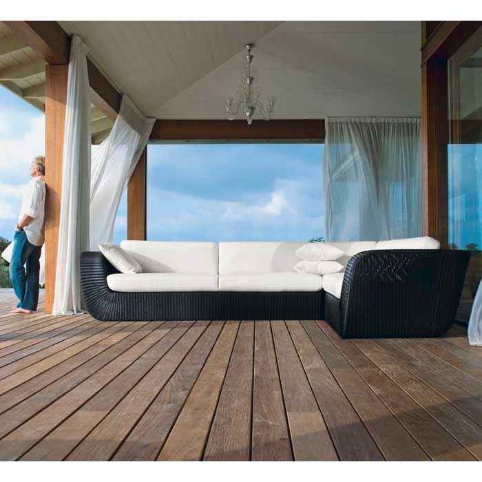 Sohvamoduuli Savannah 2:n istuttava oikea, Black