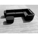 Sohvamoduuli Savannah 2:n istuttava oikea, Black