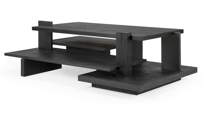 Sohvapöytä Teak Abstract 140 x 85 cm