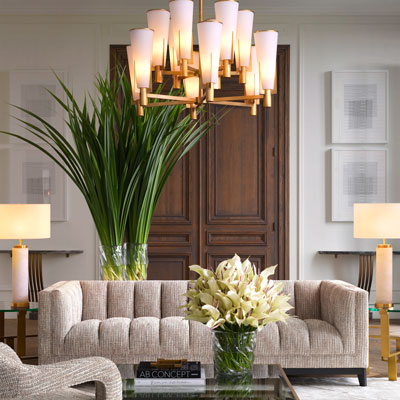 Kattovalaisin Dino Double, Antique Brass