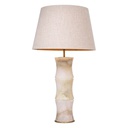 Pöytävalaisin Bonny alabasteri jalka, sis. varjostin