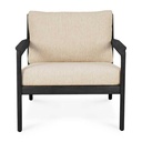 Nojatuoli Jack Outdoor, tiikki, musta, Natural