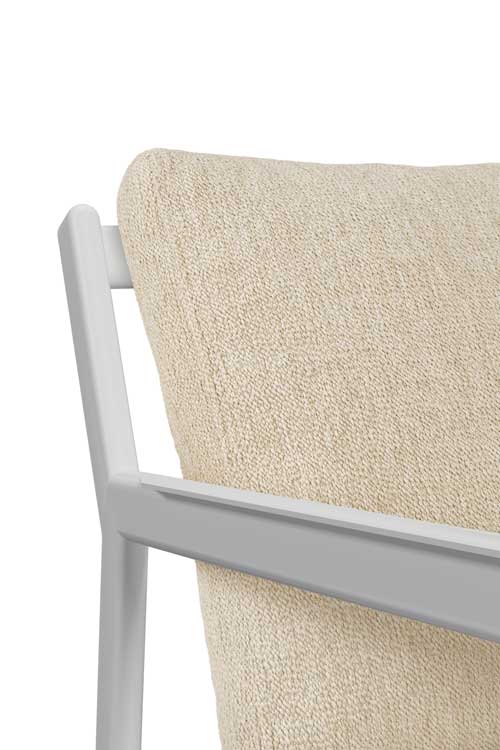 Nojatuoli Jack Outdoor, alumiini, pehmusteella