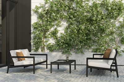 Ulkotyyny Nomad Outdoor 50 x 50 cm, Cumin