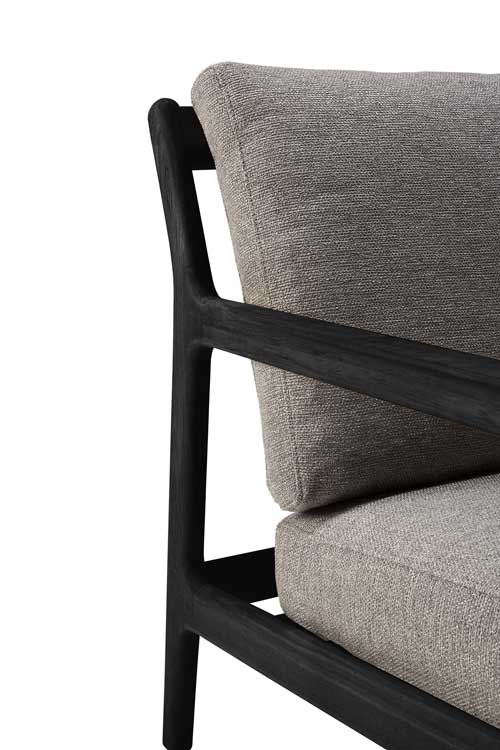 Sohva Jack Outdoor 265 cm, tiikki, musta, Mocha