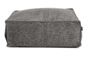 Silky Square Pouf -rahi, Anthracite