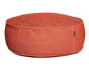 [ROOLF-081-0003-96-TERRACOTTA] Silky Round Pouf -rahi, Terracotta