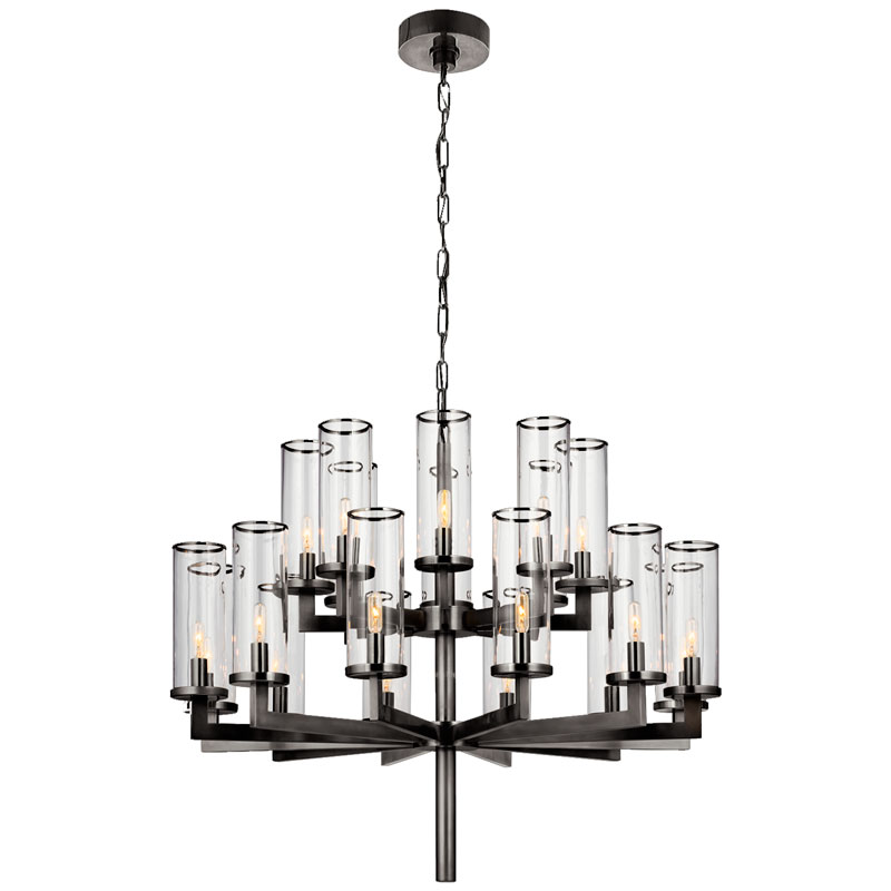 Kattokruunu Kelly Wearstler Liaison Double Tier, Bronze