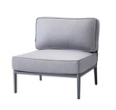 [CANE-8438-AITL---/J898] Sohvamoduuli Conic 1:n istuttava, Light Grey