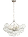 [JN 5111BSL/CG-EU] Kattovalaisin Talia Medium Chandelier, Silver