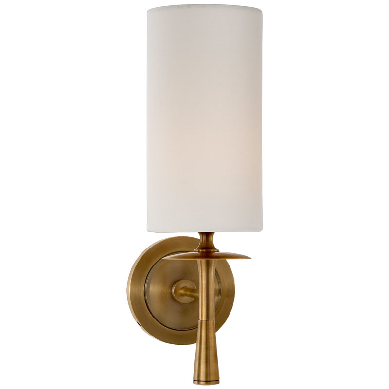 Seinävalaisin Drunmore Single Sconce, Brass