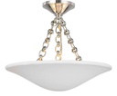 [VCC-ARN 4425PN-PW-EU] Kattovalaisin Mollino 16" Semi Flush Mount, Nickel