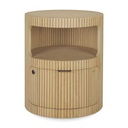 [ETHNI-50793] Pyöreä laatikosto Boomerang 45 cm, tammi