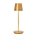 [VCC-SLTB25827NB-G] Ladattava pöytävalaisin Nevis, Natural Brass, ulkokäyttöön