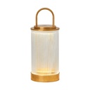 [VCC-SLTB27227NB-G] Ladattava pöytävalaisin Tawa, Natural Brass, ulkokäyttöön