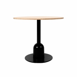 [VINCE-BI354M007W093-] Bistropöytä Sphera 80 cm, tiikkikansi