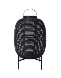 [VINCE-GI403M007S010] Aurinkokennolyhty Tika 69 cm, teräsjalka, musta