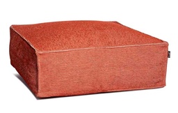 [ROOLF-081-0001-96-TERRACOTTA] Silky Square Pouf -rahi, Terracotta