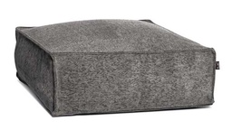 [ROOLF-081-0001-96-ANTRACITE] Silky Square Pouf -rahi, Anthracite