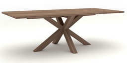 [K&K-ALD3-220100-152-4UP] Ruokapöytä Alcor 220 x 100 cm, saarni C15