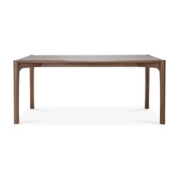 Ruokapöytä PI, tiikki, ruskea