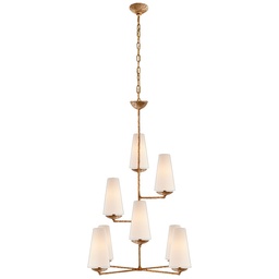[VCC-ARN 5204GP-L-EU] Kattovalaisin Fontaine Vertical Chandelier, Gild