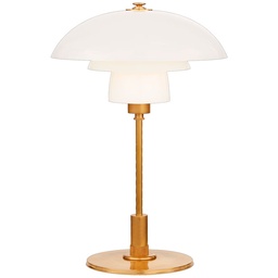[VCC-TOB 3513HAB-WG- EU] Pöytävalaisin Whitman Desk Lamp, Brass-White