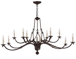 [VCC-RL 5730AI-EU] Kattokruunu Ralph Lauren Allegra Large Two-Tiered, Iron