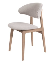 [K&K-KC02-CO-202-WOOLY2151-UP] Tuoli RAM Wood Comfort, saarni C20, kangasverhoilu, Beige