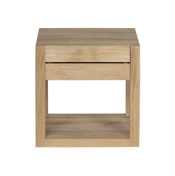 [ETHNI-51140---/A321] Yöpöytä laatikolla Azur 48 x 48 cm, tammi