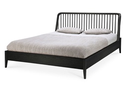 [ETHNI-51237/E473] Sänky Spindle 160 cm, musta