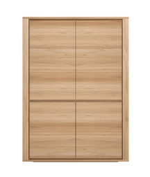 [ETHNI-51374---/C2187] Kaappi Shadow 115 x 160 cm, tammi