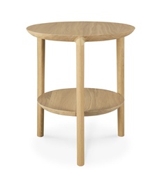 [ETHNI-51501---/A2030] Sivupöytä Bok 43 cm, tammi