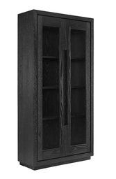 [ARTW-06-86119-/A1985] Vitriinikaappi Hunter 100 x 200 cm, tammi, Black